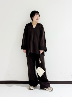 「アイテム（ニット/セーター）」を使った、mamiさん（レディース・150cm）の夏コーディネート
