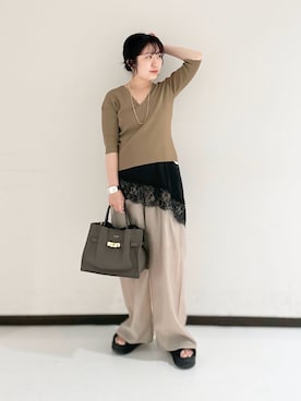 「URBAN RESEARCH ROSSO WOMEN（アーバンリサーチ　ロッソ）のアイテム」を使った、mamiさん（レディース・150cm）の夏コーディネート
