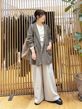 「アイテム（バンダナ/スカーフ）」を使った、mamiさん（レディース・150cm）の秋コーディネート