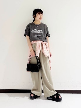 「アイテム（ブレスレット）」を使った、mamiさん（レディース・150cm）の夏コーディネート