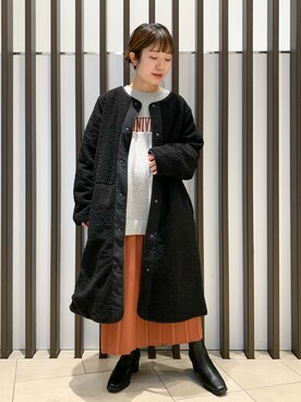 「秋トレンド2021」｜「アイテム（その他アウター）」を使った、maaamii02さん（レディース・148cm）の秋コーディネート