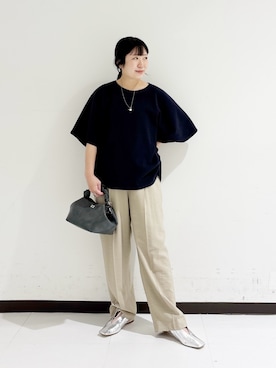 「キレイめコーデ」｜「アイテム（ハンドバッグ）」を使った、mamiさん（レディース・150cm）の秋コーディネート