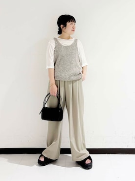 「アイテム（ブレスレット）」を使った、mamiさん（レディース・150cm）の夏コーディネート