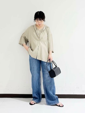 「ママの体型カバー」｜maaamii02さん（レディース・150cm）の夏コーディネート