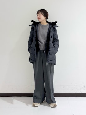 「アイテム（その他アウター）」を使った、mamiさん（レディース・150cm）の冬コーディネート