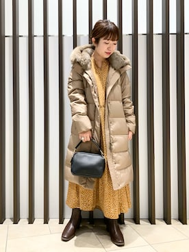 「URBAN RESEARCH Sonny Label（アーバンリサーチサニーレーベル）のアイテム（ブーツ）」を使った、maaamii02さん（レディース・148cm）の冬コーディネート