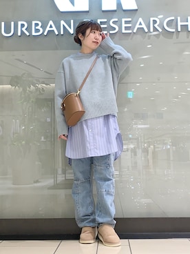「suicoke（スイコック）のアイテム」を使った、maaamii02さん（レディース・149cm）の冬コーディネート