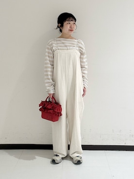 「GANNI（ガニー）のアイテム」を使った、mamiさん（レディース・150cm）の春コーディネート