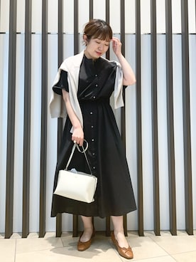 「ごきげんウィーク」｜「アイテム（バレエシューズ）」を使った、maaamii02さん（レディース・148cm）の春コーディネート