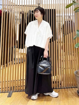 「SALOMON（サロモン）の『23-25サイズ』SALOMON　Exclusive XA PRO 3D（スニーカー）」を使った、mamiさん（レディース・150cm）の夏コーディネート