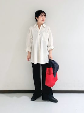 「URBAN RESEARCH（アーバンリサーチ）のアイテム（キャップ）」を使った、mamiさん（レディース・150cm）の秋コーディネート