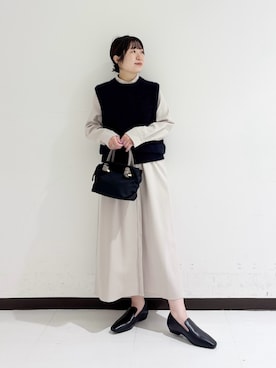 「アイテム（ワンピース/ドレス）」を使った、mamiさん（レディース・150cm）の秋コーディネート