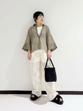「アイテム（タンクトップ）」を使った、maaamii02さん（レディース・150cm）の夏コーディネート