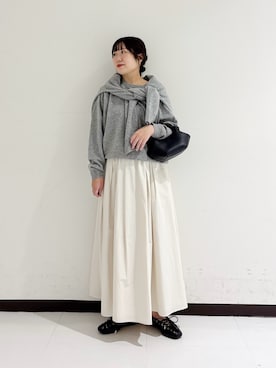 「アイテム（スカート）」を使った、mamiさん（レディース・150cm）の秋コーディネート