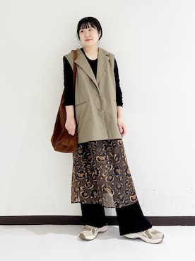 「ママコーデ」｜「アイテム（ジャケット/アウター）」を使った、mamiさん（レディース・150cm）の夏コーディネート