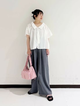 「ママの体型カバー」｜maaamii02さん（レディース・150cm）の夏コーディネート