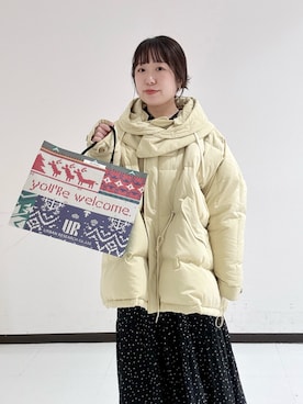 「アイテム（その他アウター）」を使った、mamiさん（レディース・150cm）の冬コーディネート