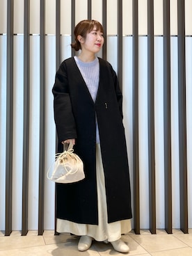 「URBAN RESEARCH Sonny Label（アーバンリサーチサニーレーベル）のアイテム（ブーツ）」を使った、maaamii02さん（レディース・148cm）の冬コーディネート