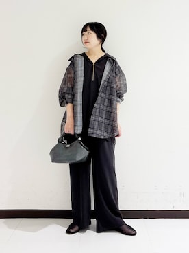 「アイテム（バレエシューズ）」を使った、mamiさん（レディース・150cm）の夏コーディネート