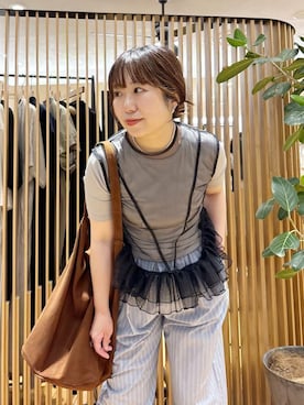 「ママの体型カバー」｜maaamii02さん（レディース・150cm）の夏コーディネート