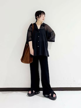 「アイテム（シャツ/ブラウス）」を使った、maaamii02さん（レディース・150cm）の夏コーディネート