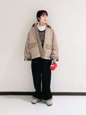 「RODE SKO（ロデスコ）のアイテム」を使った、mamiさん（レディース・150cm）の秋コーディネート