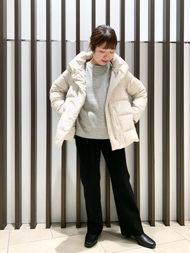 「URBAN RESEARCH Sonny Label（アーバンリサーチサニーレーベル）のアイテム（ブーツ）」を使った、maaamii02さん（レディース・148cm）の冬コーディネート