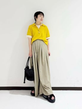 「アイテム（トートバッグ）」を使った、maaamii02さん（レディース・150cm）の夏コーディネート