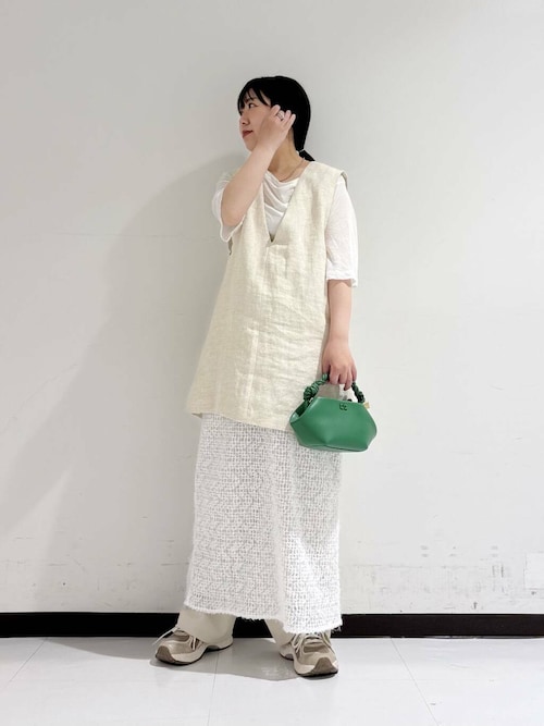 リネンベスト 新品☆人気作家さん