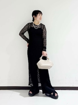 「URBAN RESEARCH（アーバンリサーチ）のアイテム（ワンピース）」を使った、maaamii02さん（レディース・150cm）の夏コーディネート