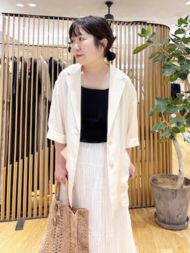 「アイテム（その他アウター）」を使った、maaamii02さん（レディース・150cm）の夏コーディネート