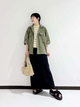 「NIKE（ナイキ）のアイテム」を使った、maaamii02さん（レディース・150cm）の夏コーディネート