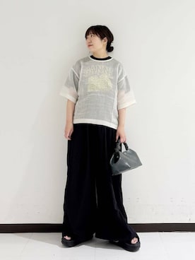 「ママの体型カバー」｜maaamii02さん（レディース・150cm）の夏コーディネート