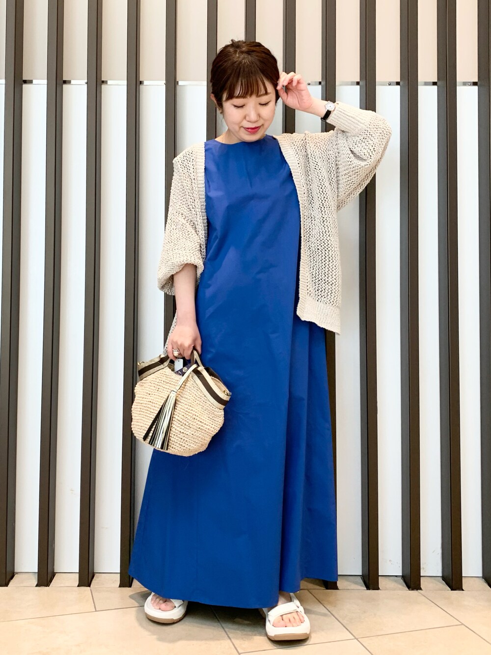 【大人フェミニンコーデに♪】Dior ワンピース 夏っぽワンピで大人可愛いコーデ / kyoka / ROPÉ ｜J'aDoRe JUN