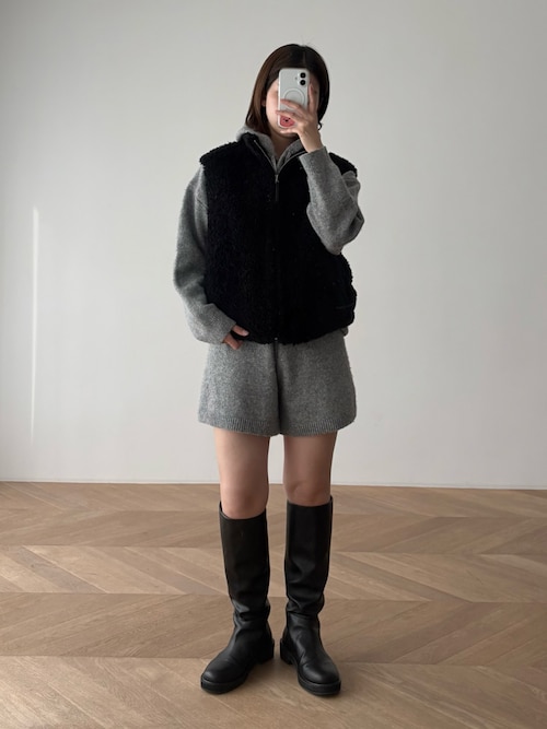 キャナルジーン CANAL JEAN El mar ウール混パーカーSET UP CANAL JEAN｜El mar ウール混パーカーSET UP | Rakuten Fashion(楽天