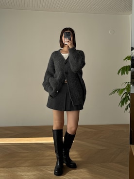 「スカートコーデ」｜ERICAさん（レディース・160cm）の秋コーディネート