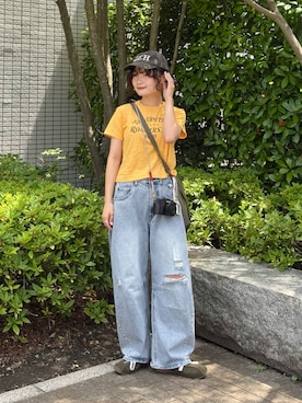 「Ungrid（アングリッド）のアイテム」を使った、木村 星南（せな）さん（レディース・162cm）の夏コーディネート
