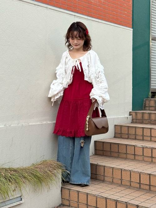 Freada 2WAYレースボレロ & チャップス パンツ Freada/2WAYレースボレロ & チャップス パンツ｜Daytona Park