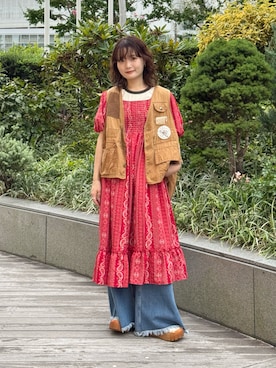 木村 星南（せな）さん（レディース・162cm）の夏コーディネート