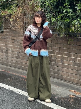 「INTER FACTORY（インターファクトリー）のアイテム」を使った、木村 星南（せな）さん（レディース・162cm）の春コーディネート