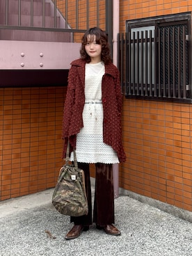 「アイテム（その他シューズ）」を使った、木村 星南（せな）さん（レディース・162cm・20代）の秋コーディネート