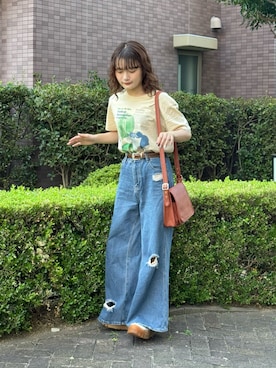 「アイテム（シューズ）」を使った、木村 星南（せな）さん（レディース・162cm・20代）の秋コーディネート