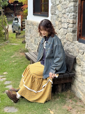 木村 星南（せな）さん（レディース・162cm）の秋コーディネート