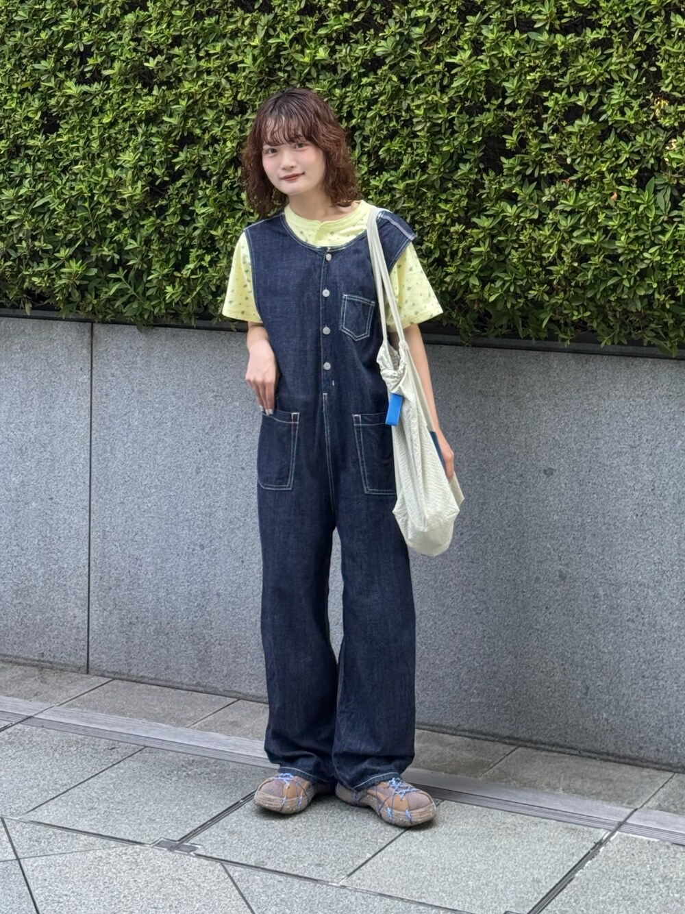 SOMETHING × FREAK'S STORE/サムシング 別注Buttonfly Salopette