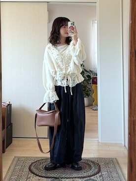 「JEANASIS（ジーナシス）のアイテム」を使った、木村 星南（せな）さん（レディース・162cm）の春コーディネート