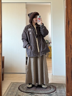 「Firsthand（ファーストハンド）のアイテム」を使った、木村 星南（せな）さん（レディース・162cm）の冬コーディネート