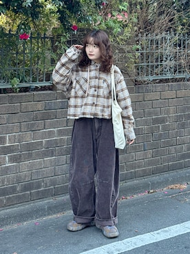 木村 星南（せな）さん（レディース・162cm）の冬コーディネート