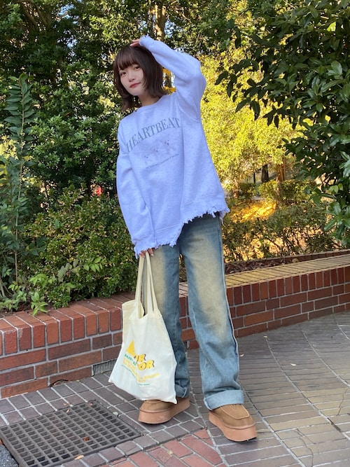 セール】【forksy.】ボリュームソール フェイクムートン チロリアン