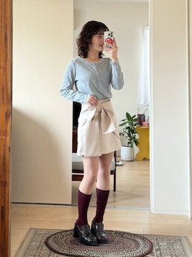 「CHARLES & KEITH（チャールズ & キース）のアイテム」を使った、木村 星南（せな）さん（レディース・162cm）の春コーディネート