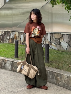 木村 星南(せな)さん(レディース・162cm)の夏コーディネート